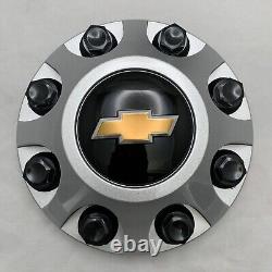 Chevy GMT800 22781435 Truck Series 8 Lug Bolt Wheel Hub Caps Rims Silver 9594125