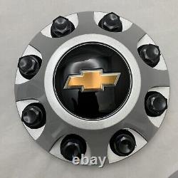Chevy GMT800 22781435 Truck Series 8 Lug Bolt Wheel Hub Caps Rims Silver 9594125