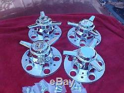 Chevy pick-up truck, 5 on 5 factory rally center caps with stright spinners, 558s