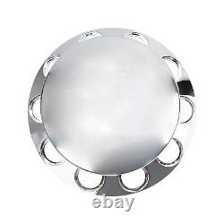 Chrome F& R Semi Truck Hub Cover Wheel Kit Axle Cover 33mm Peterbilt Kenworth