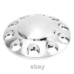 Chrome F& R Semi Truck Hub Cover Wheel Kit Axle Cover 33mm Peterbilt Kenworth