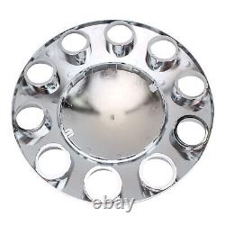 Chrome F& R Semi Truck Hub Cover Wheel Kit Axle Cover 33mm Peterbilt Kenworth