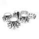 Chrome Front & Rear Axle Cover 33mm Cylinder Lug Nut Wheel Cover For Semi Trucks