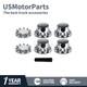 Chrome Hub Cover Kits Front & Rear Semi Truck Wheel Axle Cover 33mm Complete