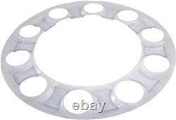 Chrome Hub Cover Semi Truck Wheel Kit Axle Cover 33mm Lug Nut Covers Complete
