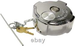 Chrome Locking Fuel Cap for Freightliner Trucks