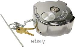 Chrome Locking Fuel Cap for Freightliner Trucks