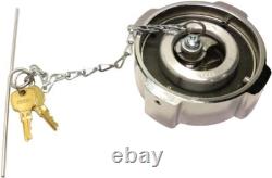 Chrome Locking Fuel Cap for Freightliner Trucks