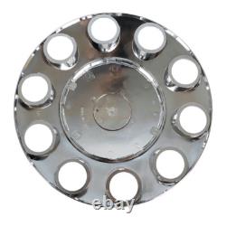 Chrome Semi Truck Hub Cover Wheel Axle Cover Center Caps with 33mm Lug Nut Covers