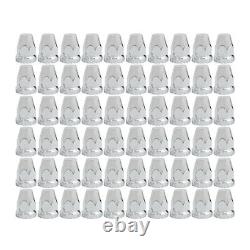 Chrome Semi Truck Hub Cover Wheel Axle Covers Center Caps with 33mm Lug Nut Covers