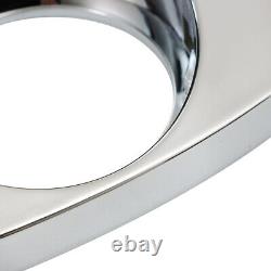 Chrome Semi Truck Hub Cover Wheel Axle Covers Center Caps with 33mm Lug Nut Covers