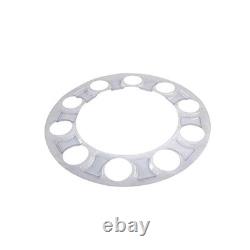 Chrome Spike Axle Covers Hub Cover Kit for Semi Trucks 33mm Dome Lug Nut Cover