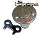 Chrome Stainless Steel Flush Mount Fuel Fill Filler Neck Cap Truck Bed Deck Gas