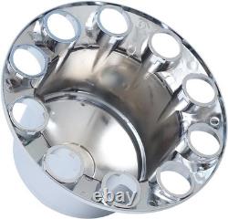 Chrome Standard Rear Axle Wheel Covers for Semi Trucks 33mm Lug Nut 4pcs Chrome Standard Rear Axle Wheel Covers for Semi Trucks 33mm Lug Nut 4pcs