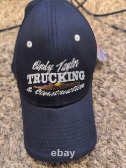 Cindy Taylor Trucking & Construction Hat Vintage Flex Fit New With Tags S/M