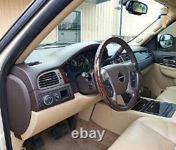 Cocoa Dark Brown Dash Cover Molded Overlay Skin 07-14 Suburban Tahoe Avalanche