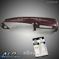 Coverlay Red Dashboard Cover Cap Skin Fit For 1997-2000 GMC Chevrolet Trucks