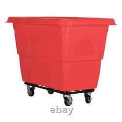 Cube Truck, 7/16 Cu. Yd, 600 Lb. Cap, Red, 36Fl16