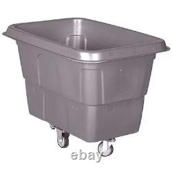 Cube Truck, 9/16 Cu. Yd, 400 Lb. Cap, Gray, 36Fk95
