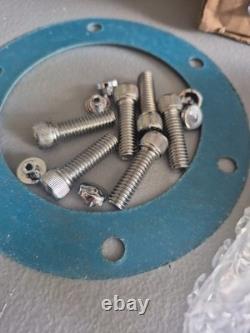Custom front oil cap 1990 and newer 4 1/2 bolt pattern chrome plated aluminium