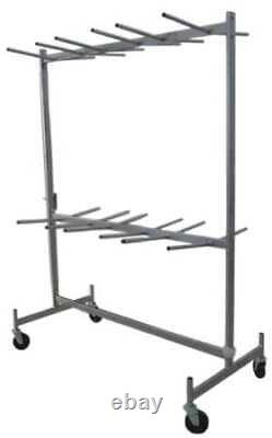 DAYTON 30F014 Chair Storage Truck, Cap 500 Lb, L 43-1/2 30F014