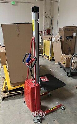 DAYTON 38ER33 Manual Platform Lift Trucks 220 lb Load Cap DAMAGED
