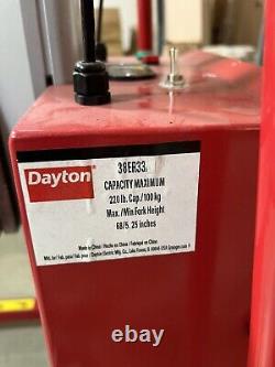 DAYTON 38ER33 Manual Platform Lift Trucks 220 lb Load Cap DAMAGED