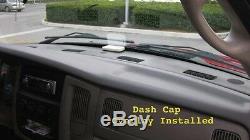 DODGE Ram Main Dash Cap Plastic Hard Cover Fits 02-05 P/U Truck Dark Taupe