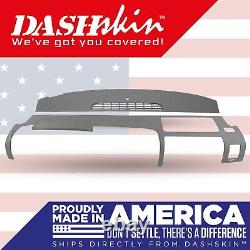 DashSkin 2pc Dash Cover for 07-13 Silverado Sierra withDual Glovebox Dark Titanium