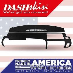 DashSkin 2pc Dash Cover for 07-13 Silverado Sierra with Dual Glovebox in Black