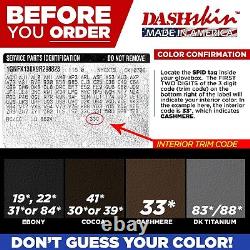 DashSkin Half Dash Cover for 07-13 Silverado Sierra withDual Glovebox in Black