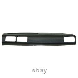 Dashboard Cap Cover Skin Overlay for 1987-88 Toyota Pick Up Truck 1 Piece Black