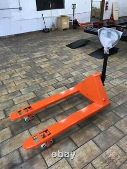 Double Wheeler Pallet Jack Strong Hand Truck 27 X 48 6600 Lb Cap Df30