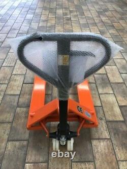 Double Wheeler Pallet Jack Strong Hand Truck 27 X 48 6600 Lb Cap Df30