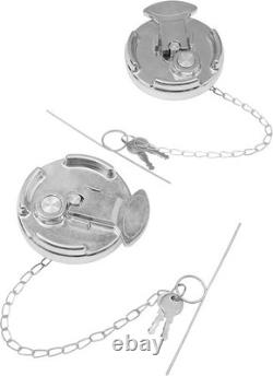 Durable Locking Fuel Caps for Peterbilt Semi Trucks Compatible from 1972-2017