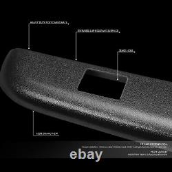 FOR 1999-2007 SILVERADO/SIERRA 8FT BED BLACK TRUCK RAIL COVER CAP MOLDING WithHOLE