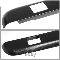 FOR 1999-2007 SILVERADO/SIERRA 8FT BED BLACK TRUCK RAIL COVER CAP MOLDING WithHOLE