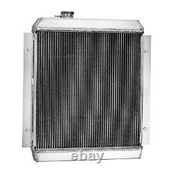 Fit 1947-1954 Chevy 3100 3600 3800 Pickup 3.8L Truck 4 Rows Radiator+Shroud Fan
