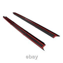 Fits 2009-2014 Ford F-150 Truck Side Bed Rail Caps Cover Black Molding 5.5' Pair