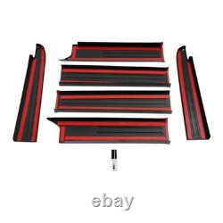 Fits 2009-2014 Ford F-150 Truck Side Bed Rail Caps Cover Black Molding 5.5' Pair
