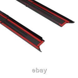 Fits 2009-2014 Ford F-150 Truck Side Bed Rail Caps Cover Black Molding 5.5' Pair