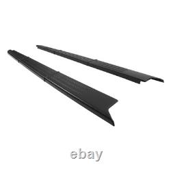 Fits 2009-2014 Ford F-150 Truck Side Bed Rail Caps Cover Black Molding 5.5' Pair
