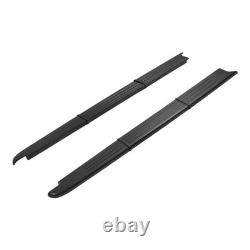 Fits 2009-2014 Ford F-150 Truck Side Bed Rail Caps Cover Black Molding 5.5' Pair