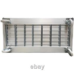 Folding Platform Truck, Aluminum, 660 lb. Cap, 48 x 24 x 8-3/8