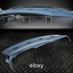 For 02-05 Dodge Ram Truck 1500 2500 Molded Dash Pad Board Cover Cap Overlay Blue
