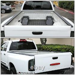 For 02-09 Dodge Ram 8ft Fleetside Pair Truck Bed Side Rail Molding Cap Protector