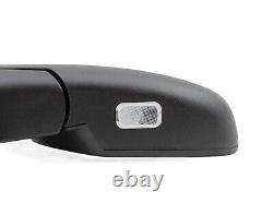 For 09-14 GM Pickup Power Folding Mirror with Arrow Signal PTM Black Driver Side