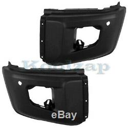 For 14-19 Tundra Pickup Front Bumper Face Bar Extension End Left Right PAIR SET
