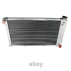 For 1967-1972 Chevy GMC C/K Series Pickup Truck 3-Row Aluminum Cooling Radiator