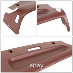 For 1994-1997 Ram Truck 1500 2500 3500 Red Abs Dashboard Bezel Cap Cover Overlay